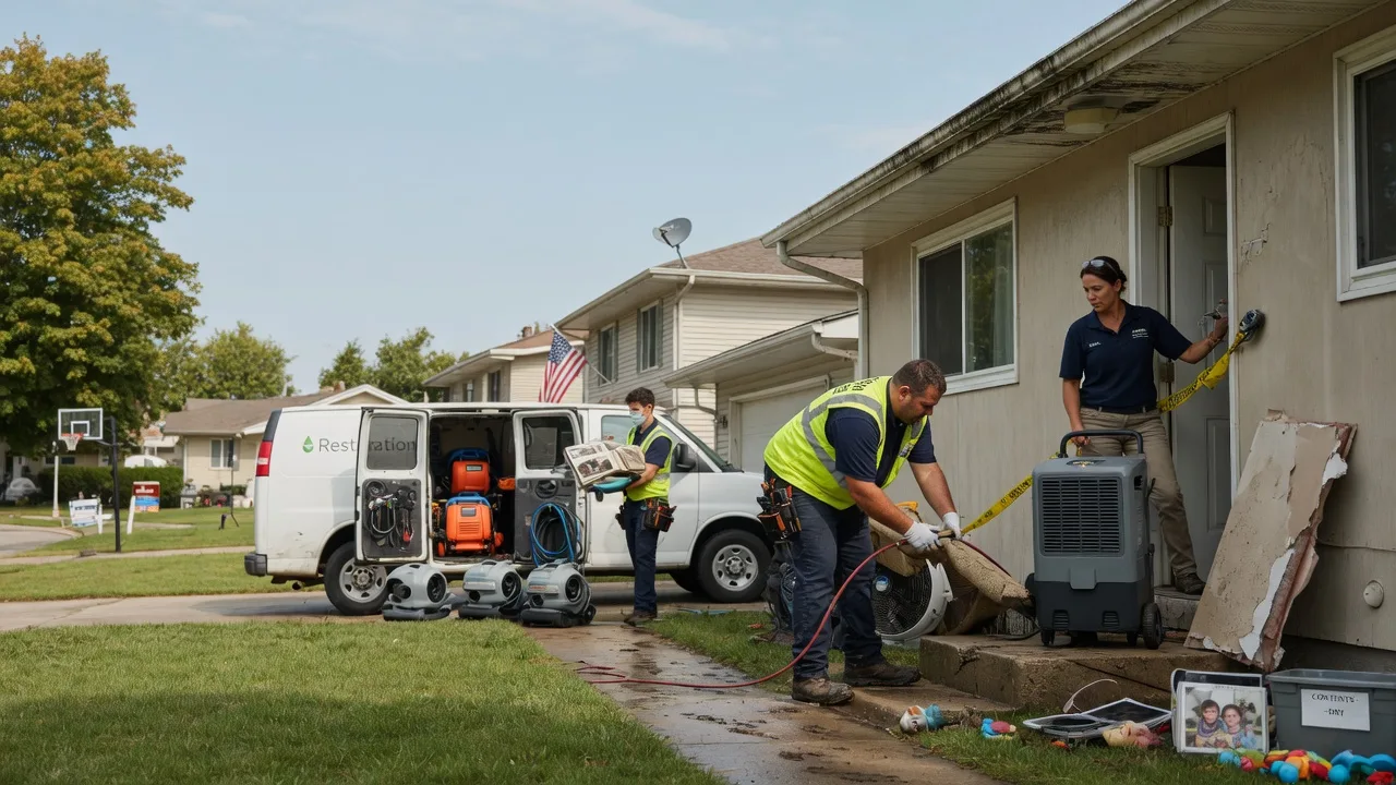 Water Damage Restoration in Meriden, WY near me